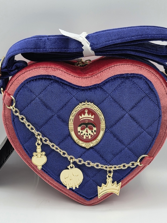 Loungefly Handbags - Loungefly Disney Snow White and the Seven Dwarfs Evil Queen Velvet Crossbody Bag